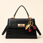 Cerise – Sac à Main Élégant avec Bijou Cerise