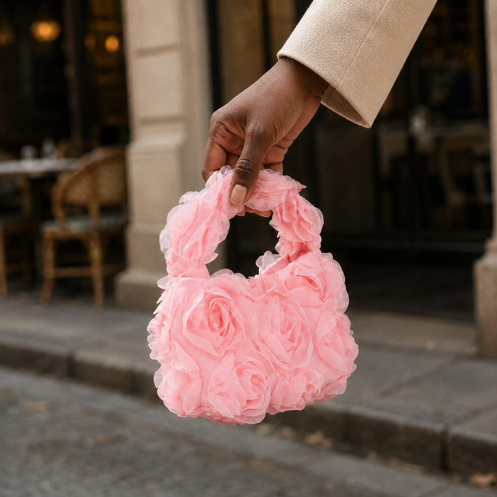 Liorabay – Mini Sac à Main en Roses 3D 🌹