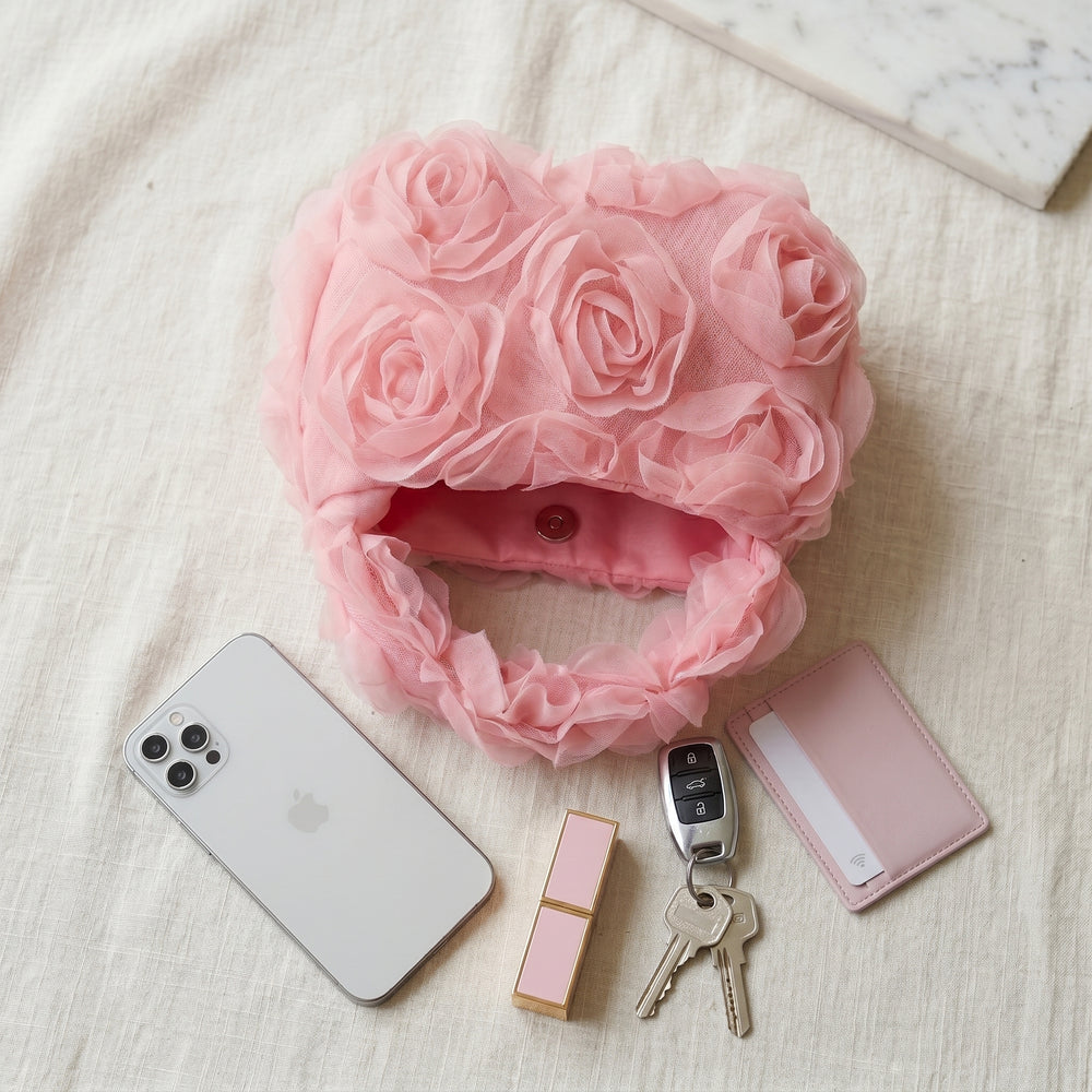 Liorabay – Mini Sac à Main en Roses 3D 🌹